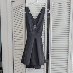 Tobi strappy pleated skater dress